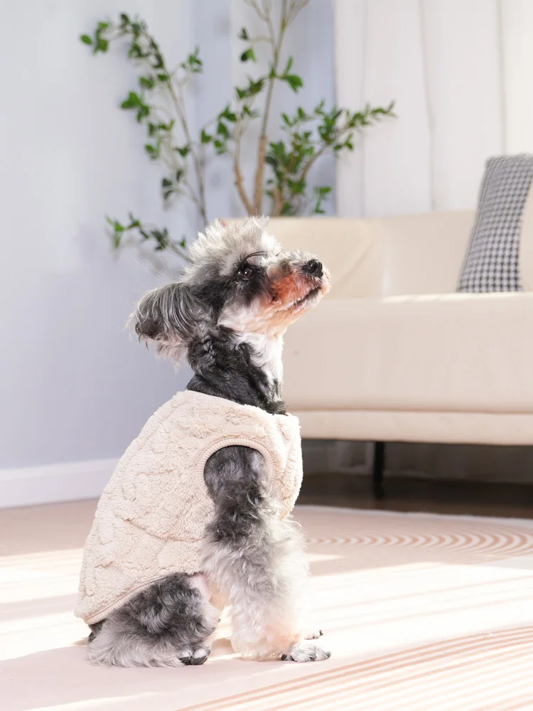 Weiche Fleece-Hundekleidung für kleine Hunde, Katzen, Pullover, Herbst und Winter, warme Welpenweste, Bekleidung für französische Bulldoggen, Yorkshire, Haustierkostüm – Detail 7