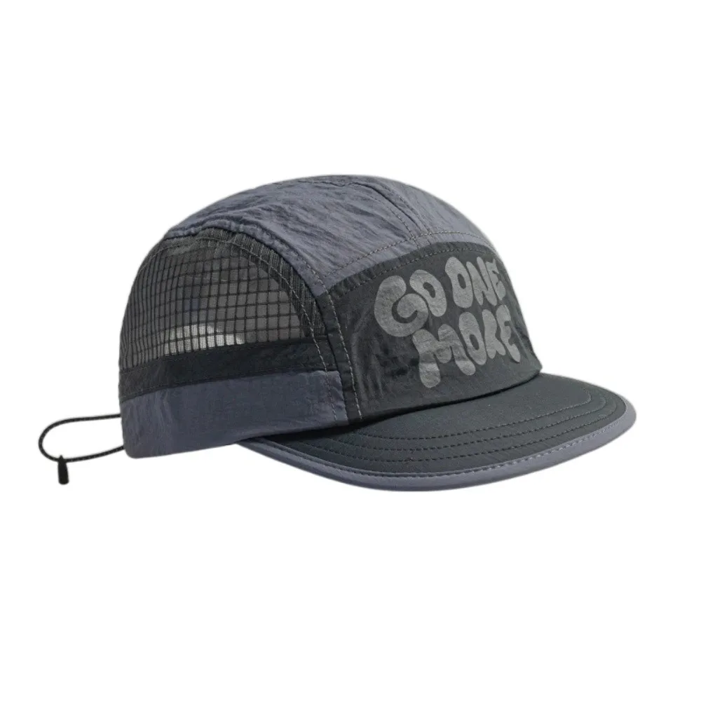 

Soft Brim Quick-drying Baseball Cap Retro 5-panel Sun Protection Breathable Hat Hip-hop Hat Casual Mesh Running Caps