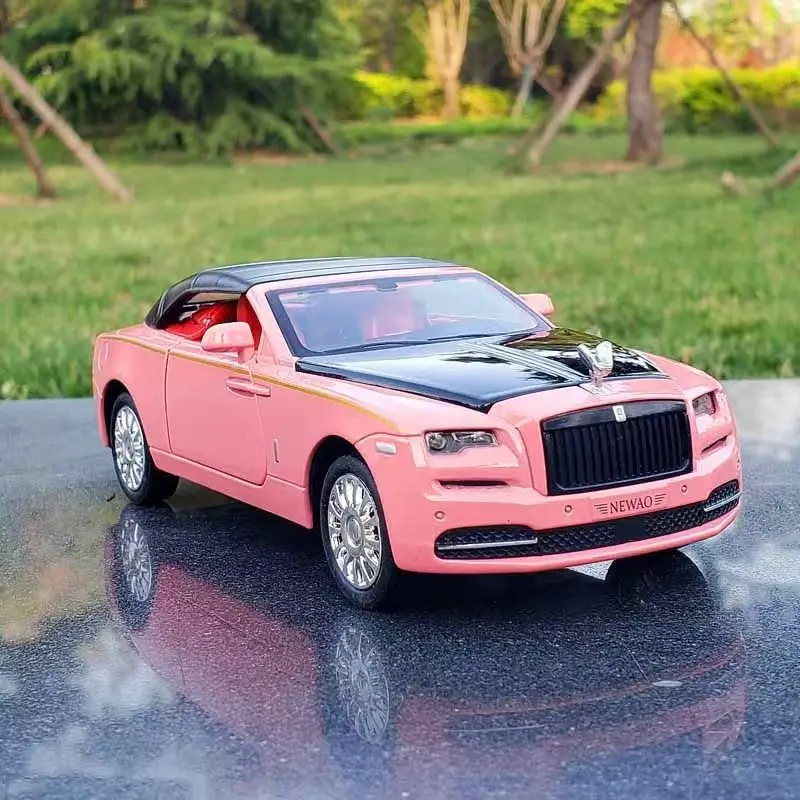 

Модель Rolls-Royce Dawn из сплава металла в масштабе 1:32 с подсветкой и звуком | Премиальная модель автомобиля из литого металла для праздничных подарков