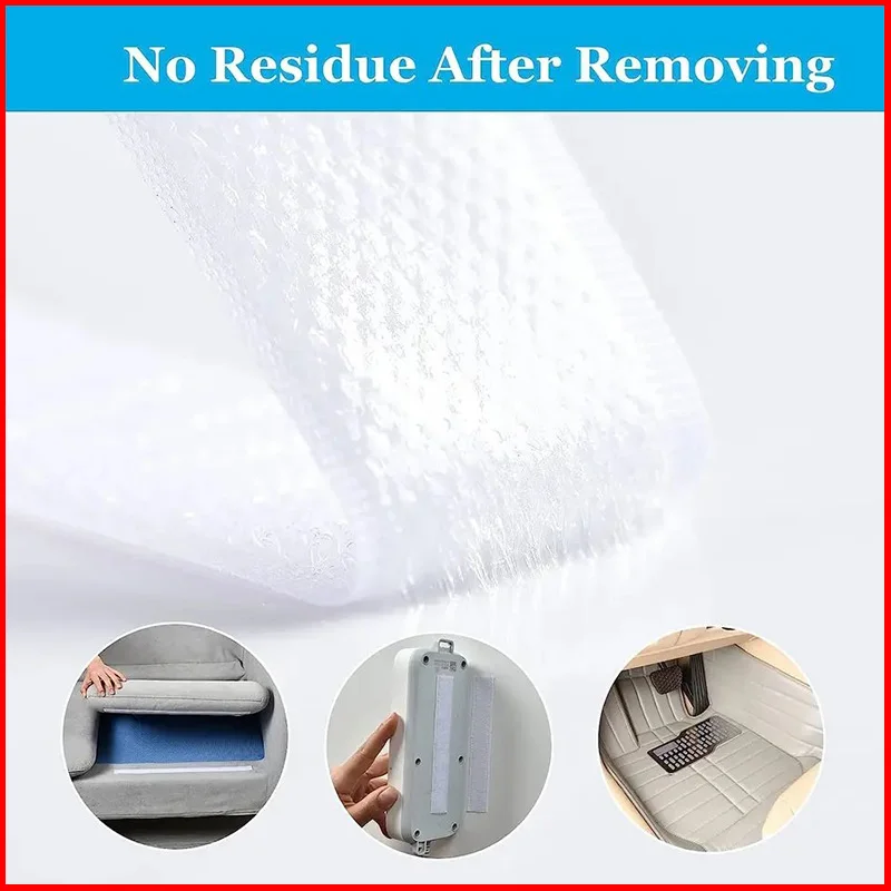 1-25 متر الأبيض الفيلكرو ذاتية اللصق هوك وحلقة السحابة الشريط منزل Craft بها بنفسك الحرفية السيارات لاصق مع الغراء القوي ملصق الأشرطة #4