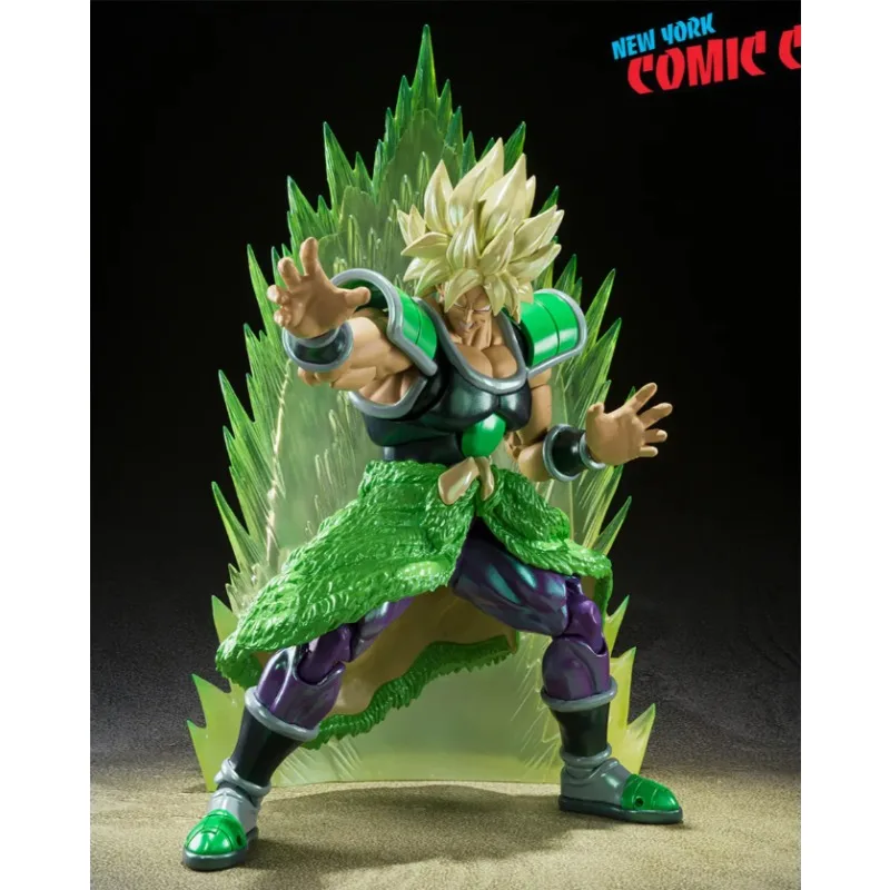 In Stock Original BANDAI S.H.Figuarts Dragon Ball Super Super Saiyan Broly NYCC Exclusive Edition Action Anime Figures Model Toy