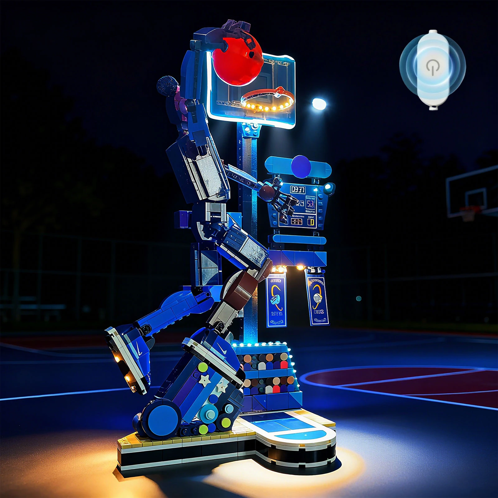 

Комплект светодиодного освещения LYBMTWF, совместимый с моделью Lego 43010 Slam Dunk (не включает модели кирпичей)