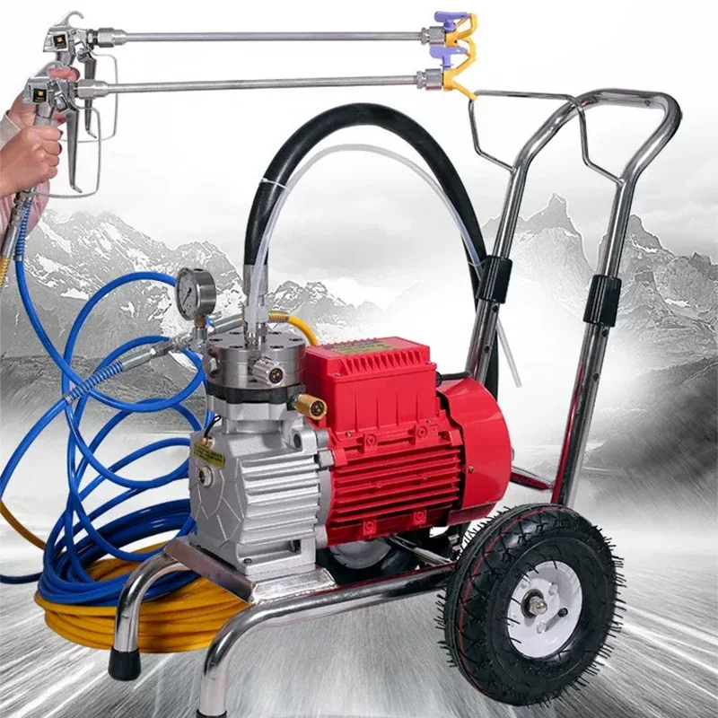 High-Pressure Airless Sprayer 6000W High-Power Paint Sprayer DIY Electric Sprayer for Latex Paint and Natural Stone Paint