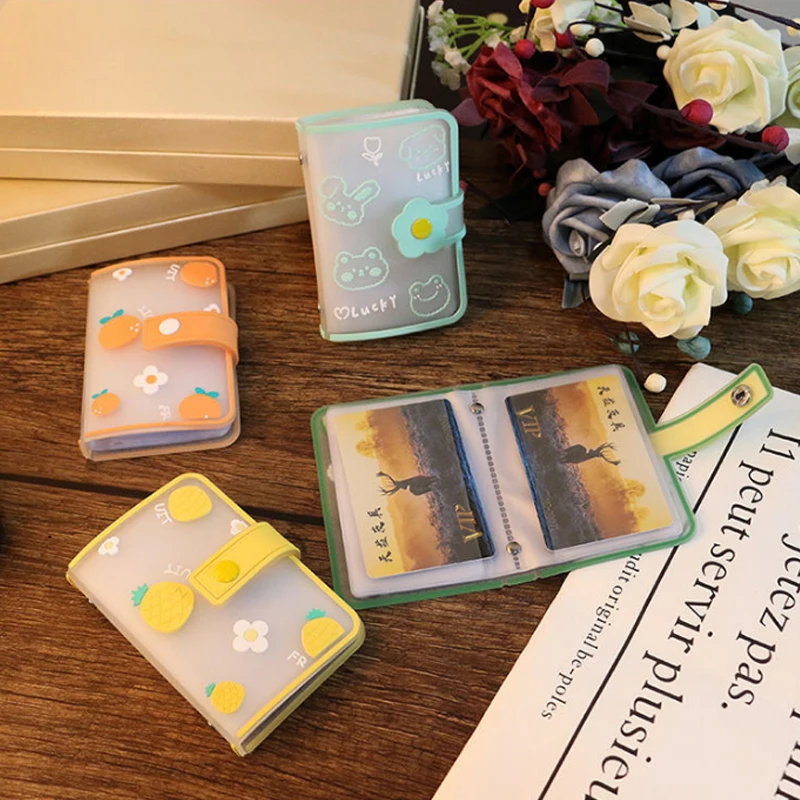 

Compact Slim Multi-Slot Card Holder for Women Large Capacity Yet Thin Design for ID, Credit Cards & Photocards