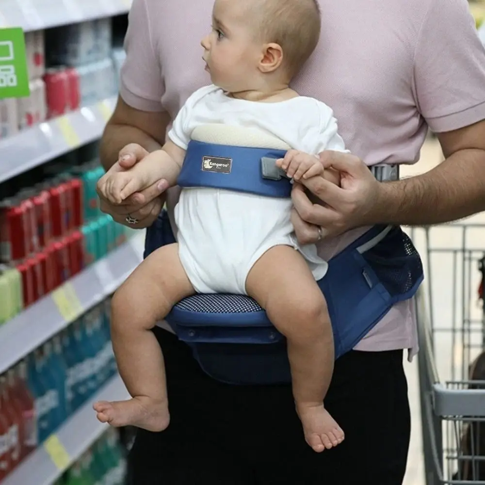 

Ergonomic Design Baby Carrier Adjustable Storage Pouch Baby Waist Stool Soft Material Breathable Infant Hip Seat Newborn