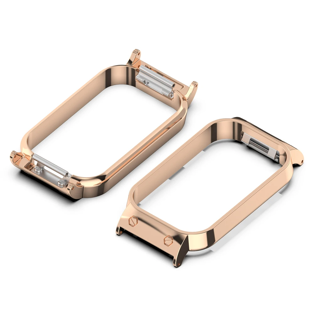 Funda de Metal para Xiaomi smart Band 8, Marco activo de alta calidad, accesorios de protección para reloj inteligente, correa de 18mm de ancho