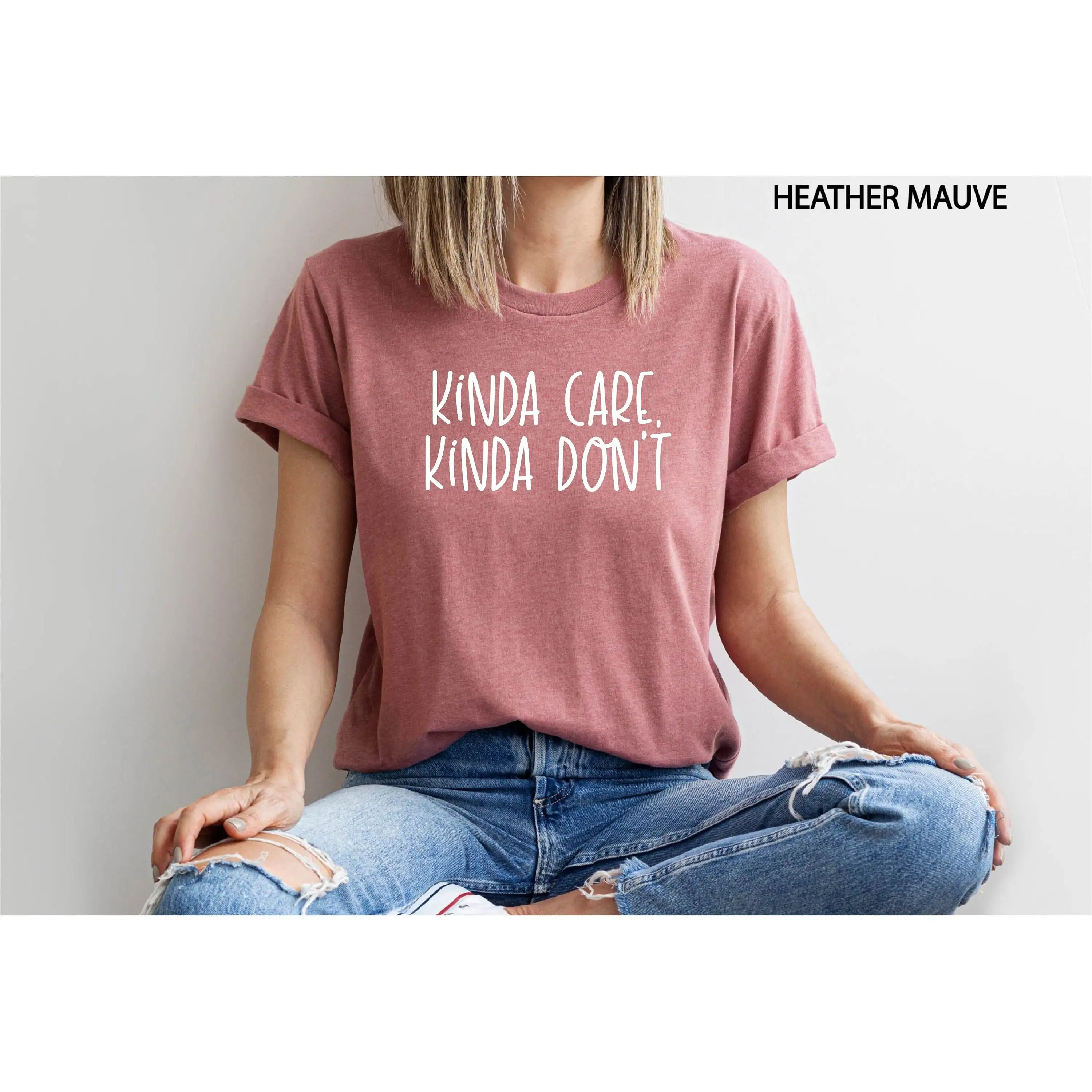 

Kinda Care Don t Shirt Sarcastic Funny with Sayings Sarcasm Shirtnager Saying