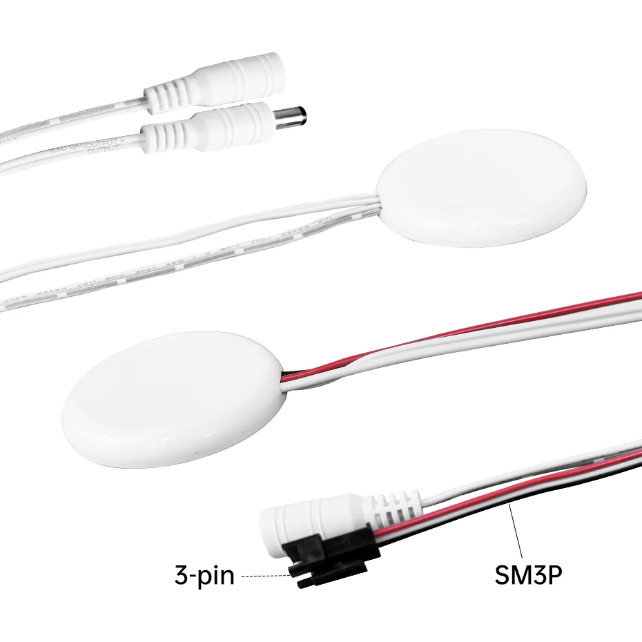DC12V-24V Touch Dimmer Panel Switch Penetrable 25mm Wood Glass Acrylic Touch Stepless Dimming/PIR Motion Switch for LED Light