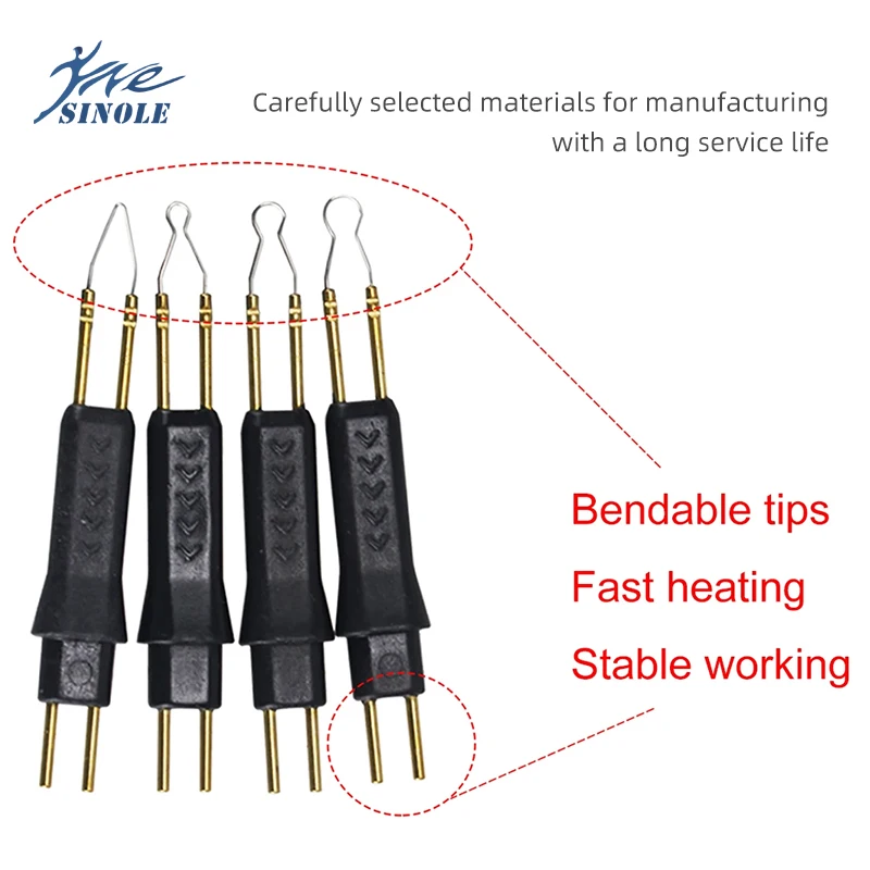 4 шт./упак., стоматологические насадки для резки гутта с подогревом для точки Gutta Percha, нагревательный резак для зубной десен, эндосистема обтурации