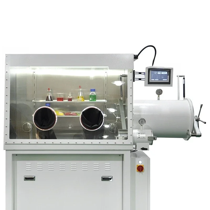 Purification system glove box Water oxygen less than 0.1PPM Automatic laboratory anhydrous and anaerobic vacuum glove box