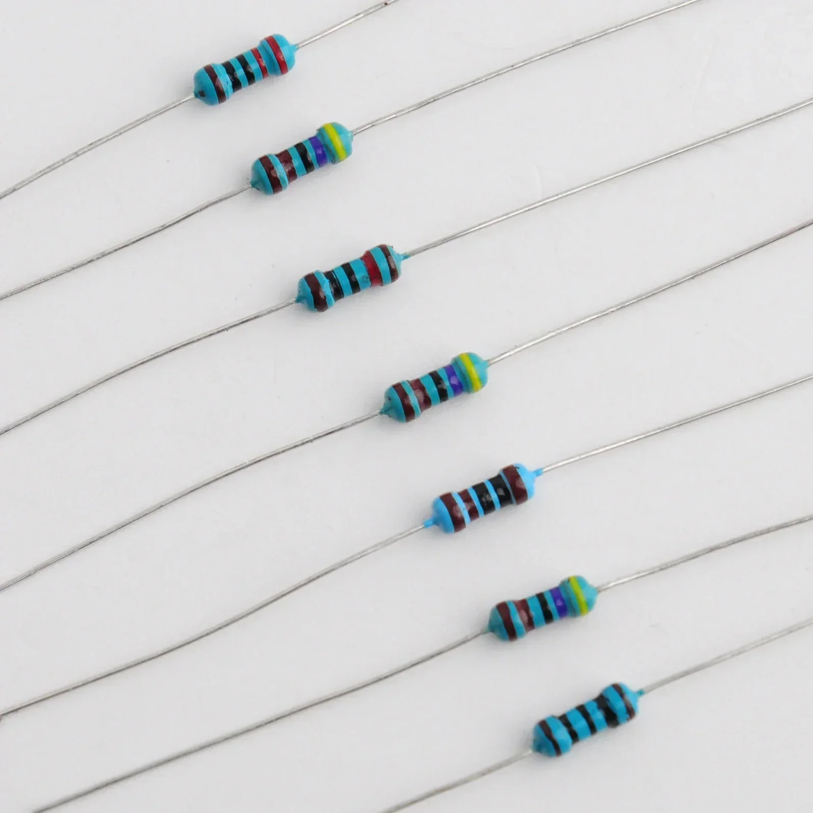 30 Value 73 Values 1/4W Metal Film Resistor Kit 1 Percent Tolerance 10 Ohm to 1M Ohm Assortment Set Color Code Sticker Tool