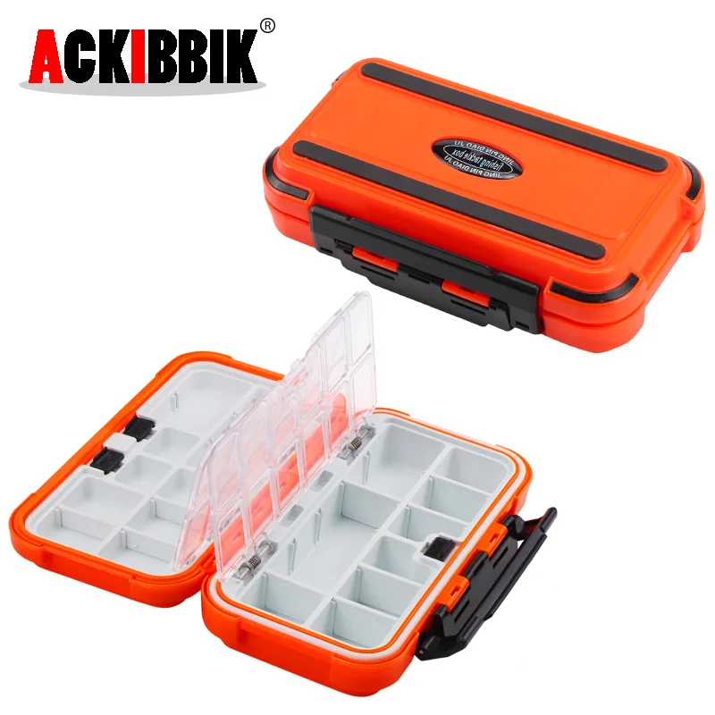 

Ackibbik Small Tackle Box Kayak Mini Tackle Box Organizer Waterproof Fishing Lure Box Terminal Storage Box Fishing Organizers