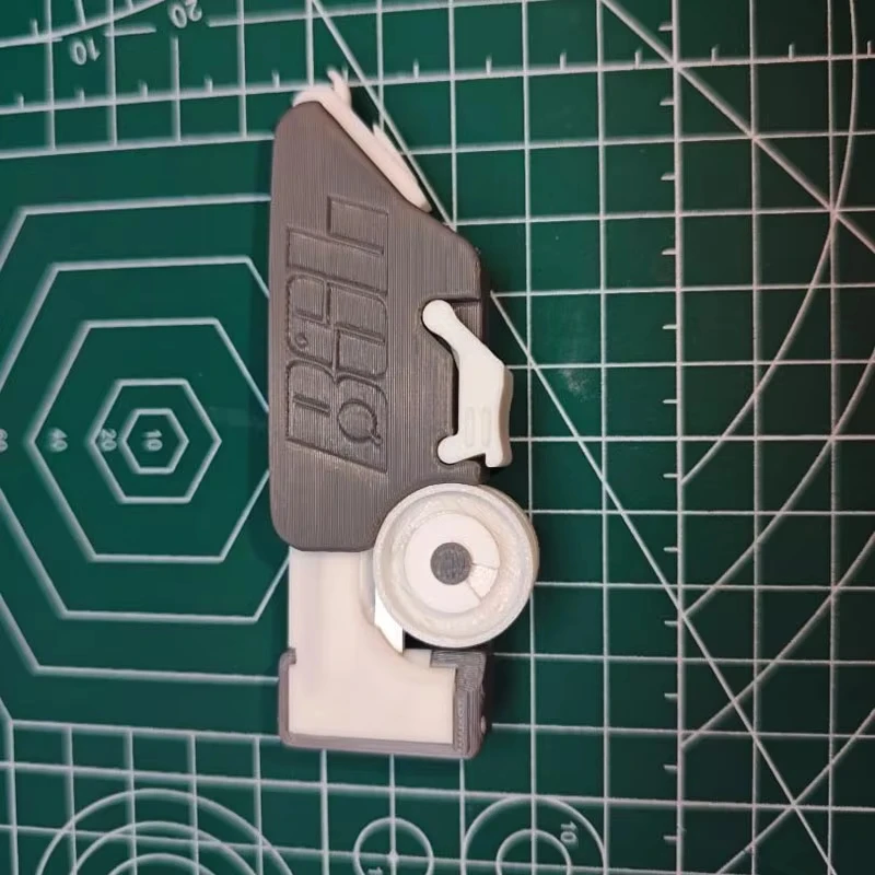 Manual Table Tennis Rubber Sheet Cutter 3D Printed Plastic 3-Position Segmented Blade Tool