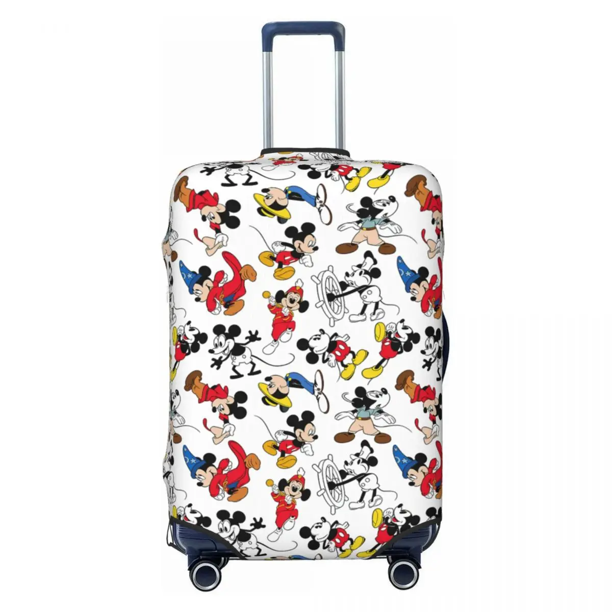 

Cute Mickey Mouse Pattern Luggage Cover Protector Washable Cartoon Travel Suitcase Covers