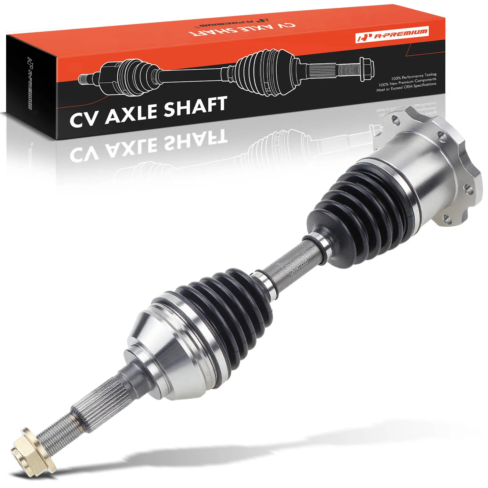A-Premium Front CV Axle Shaft Assembly for Chevrolet Blazer 1995-1996 GMC S15 1983-1990 Jimmy 1992-1996 Sonoma 1991-1996 Syclone