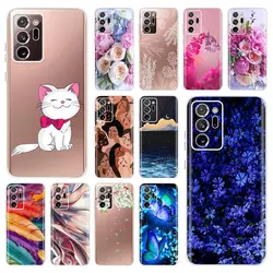 Case For Samsung Galaxy Note 20 20Ultra Back Cover For Samsung Note20 Ultra 5G SM-N986B Phone Case Cartoon Soft TPU Silicon Capa