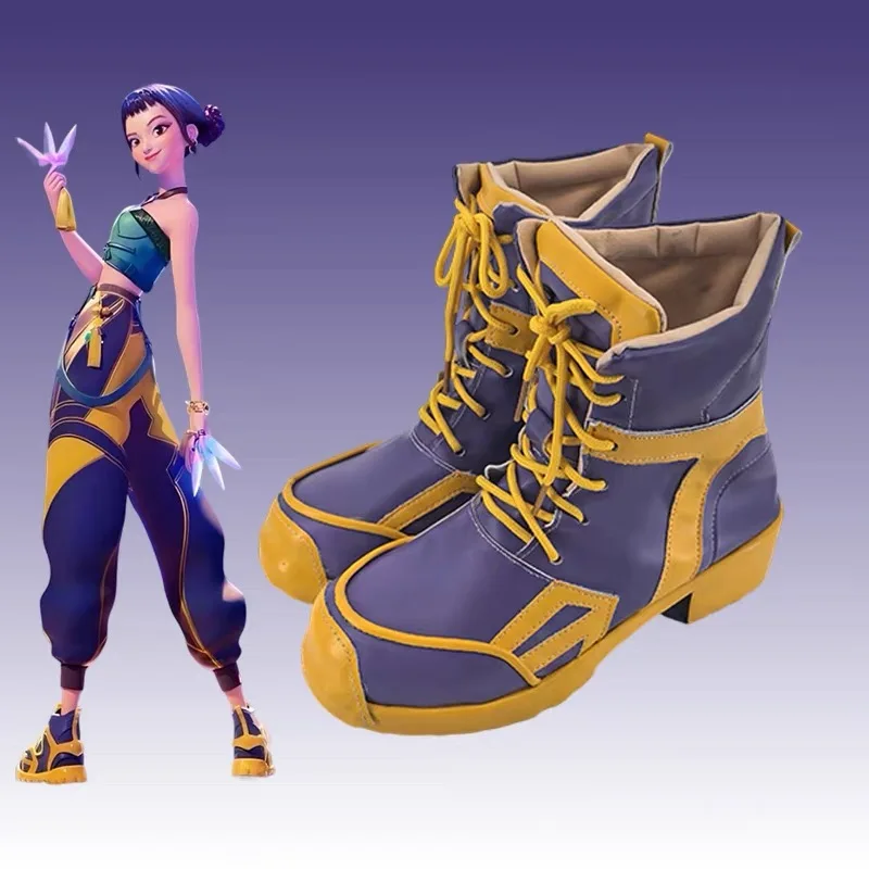 키즈 케이팝 데몬 헌터즈 조이 미라 루미 부츠 어린이 코스프레 헌트릭스 신발 소녀 그룹 아이돌 롤플레이 할로윈 카니발 신발