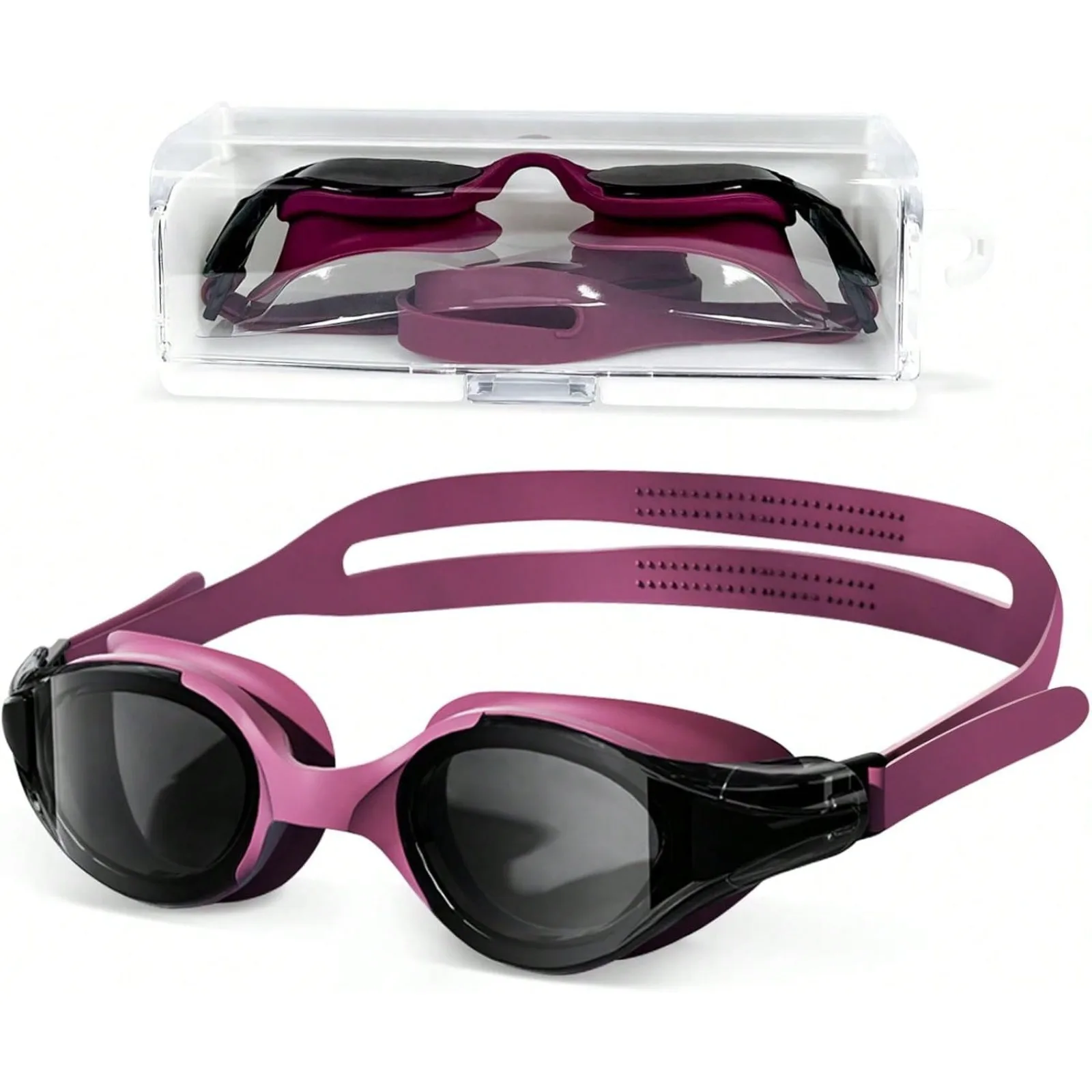 

1 Pack of Leak-Resistant, Anti-Fog and Uv Protection Swimming Goggles for Adults Men Women and Youth