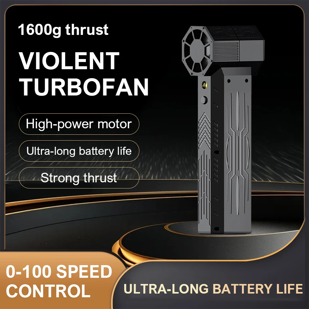 

Violent Turbo Fan High Power Brushless Motor Air Blower 64mm Duct Turbo Jet Fan 1600g Thrust Strong Dust Blower Electric Dryer