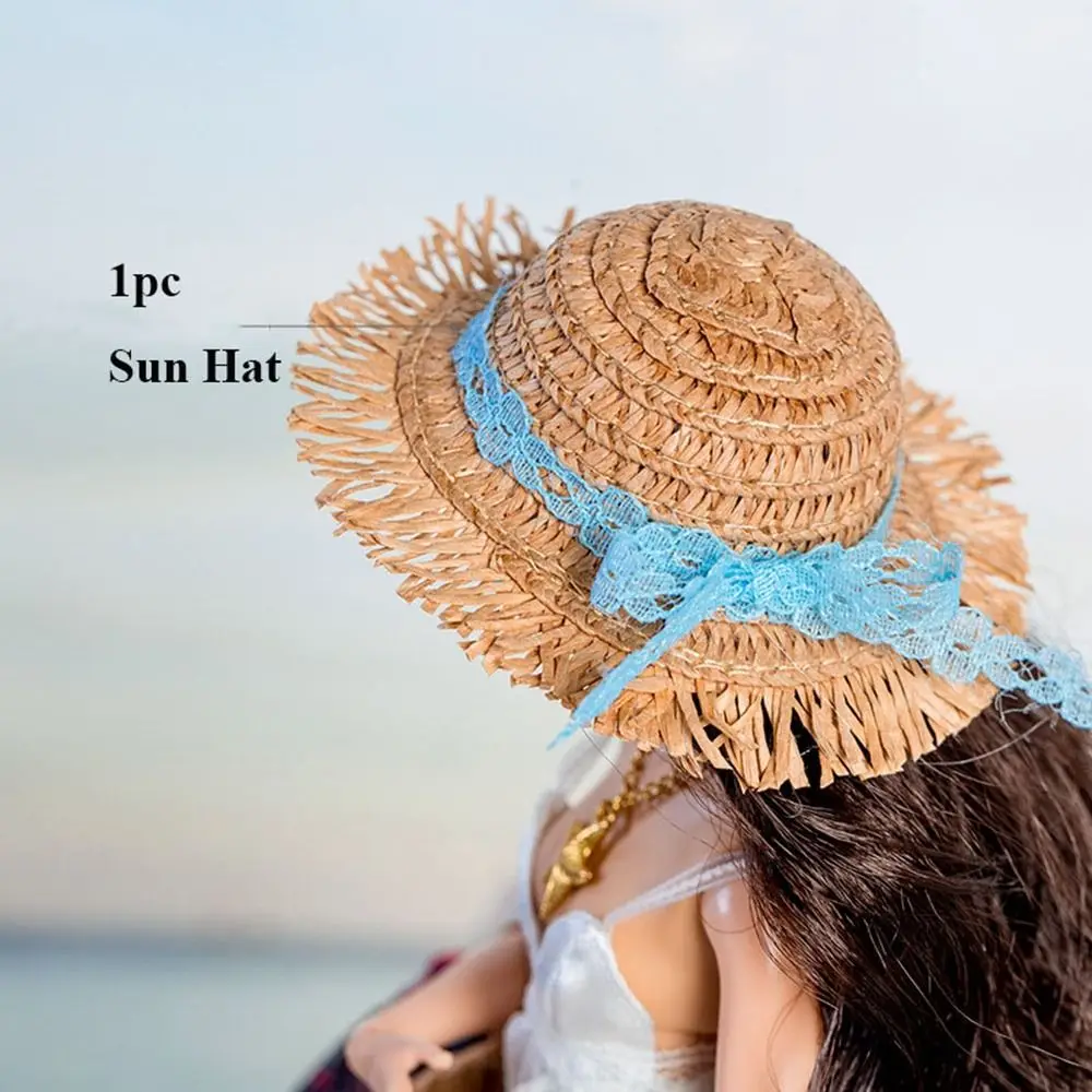 Moda supermodelo bambola abito elegante abbigliamento casual accessori fai da te abiti da principessa vestito bambola cappelli per tessitura