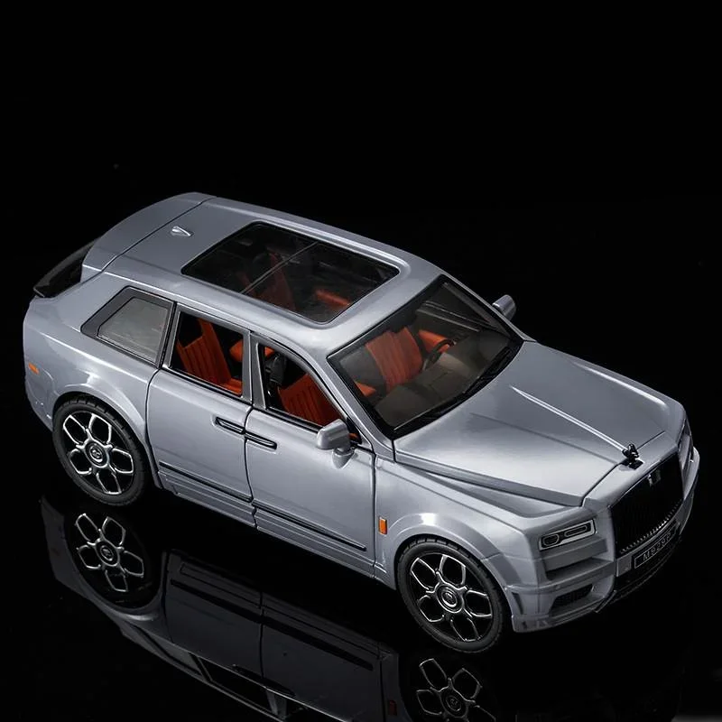 1/20 Rolls Royce SUV Cullinan Mansory Alloy Luxy Car Model Diecasts Metal Vehicles Car Model Sound and Light Childrens Toys Gift