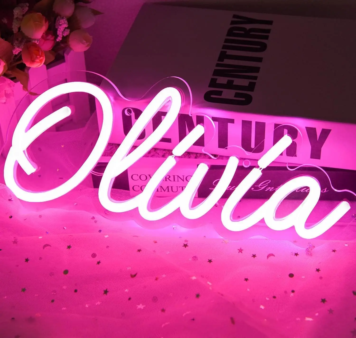 

Customized Neon Signs Personalized Children Names Birthday Gifts Neon LED Signs Lights Family Party Decoration Growing Memorie