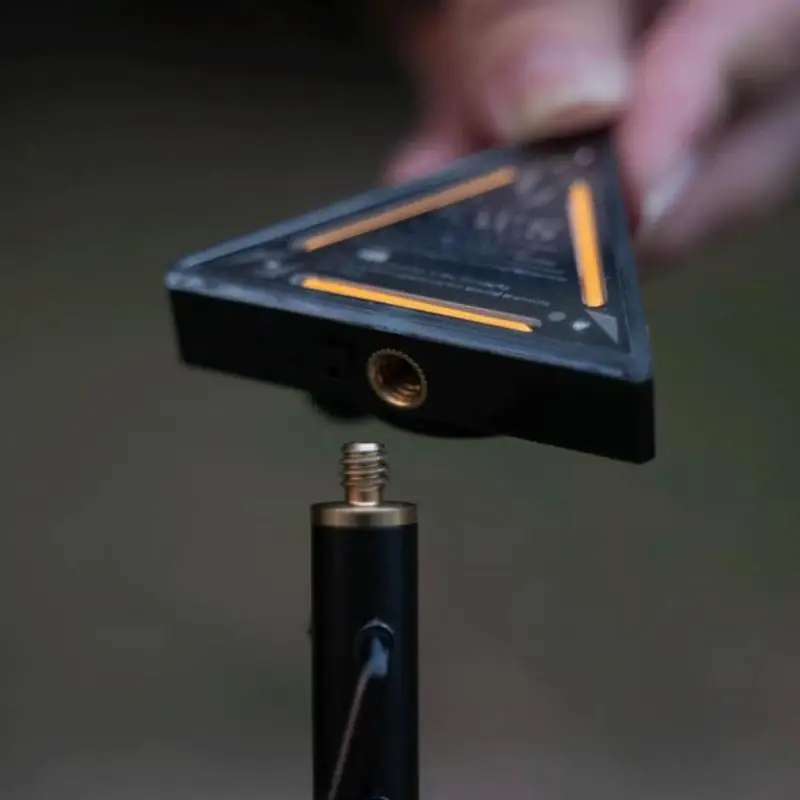 Triângulo acampamento magnético