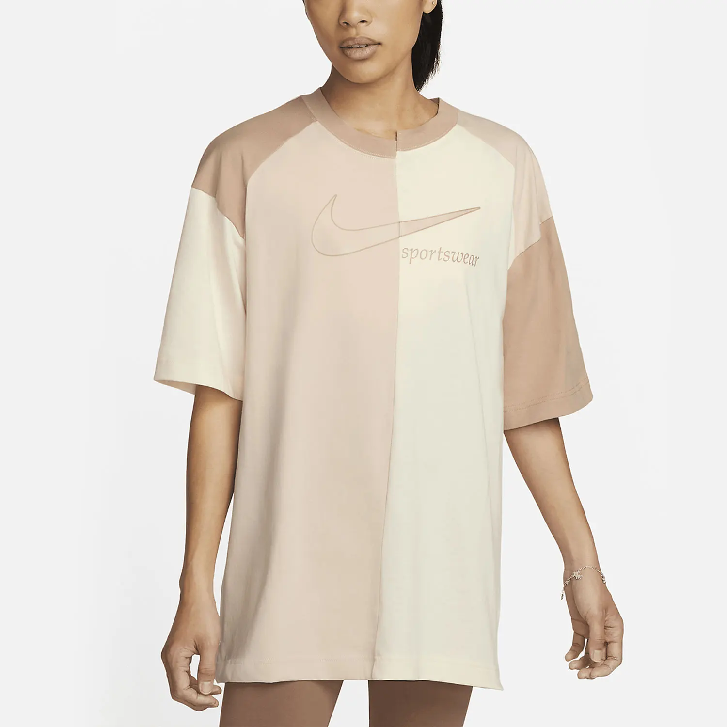 Nike genuine Summer New Women's Minimalist Breathable Sport T-Shirt DV8318-113