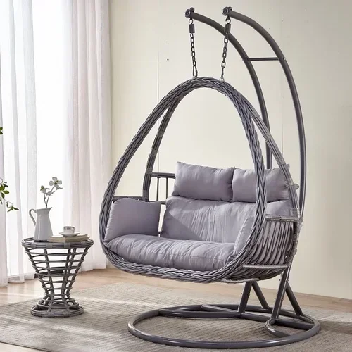 A Glider Balcony Home Rocking Chair Indoor Swing Chair Bird Nest Recliner Cradle Hammock Bedroom Girl Hanging Basket Rattan