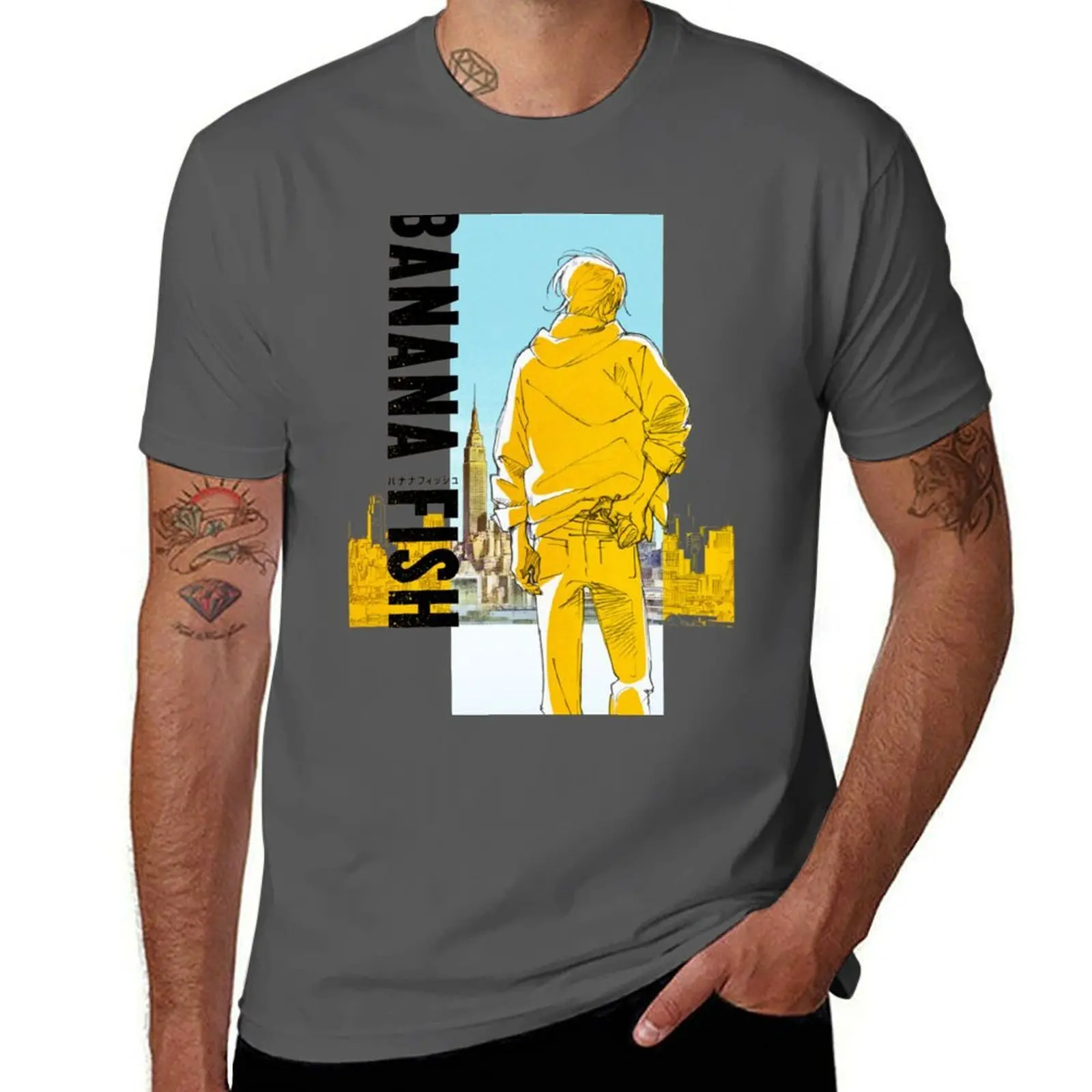 

banana fish T-Shirt t shirts cotton 100% funny t shirts man T-Shirt