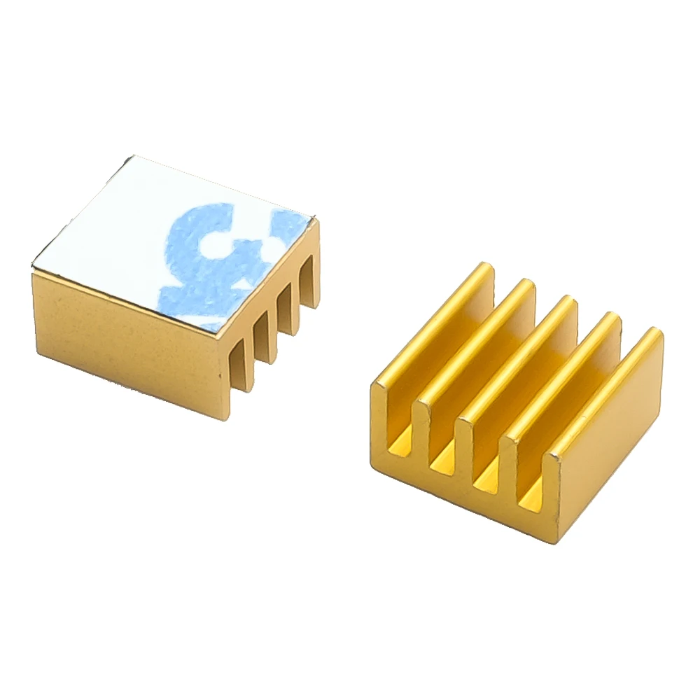 9*9*5mm Aluminium Heatsink Radiator Cooler koellichaam voor Elektronische IC Chip RAM MOS koeling Met Thermisch Geleidende Tape