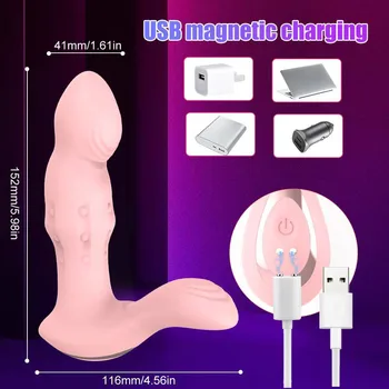 Waterproof Male Vibrating Plug 2