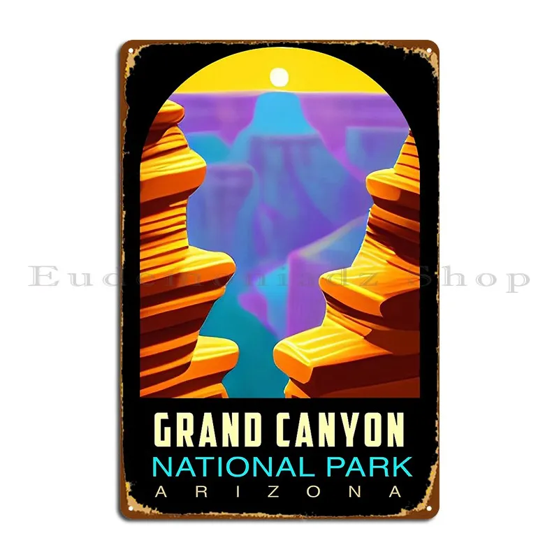 Grand Canyon Metal Sign Poster Pub Classic Designing Create Pub Tin Sign Poster