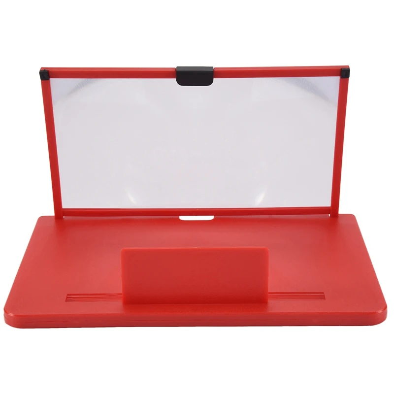 Mobile Phone Screen Magnifier 12 Inch 3D HD Video Amplifier Stand Bracket With Movie Game Folding Desk Holder