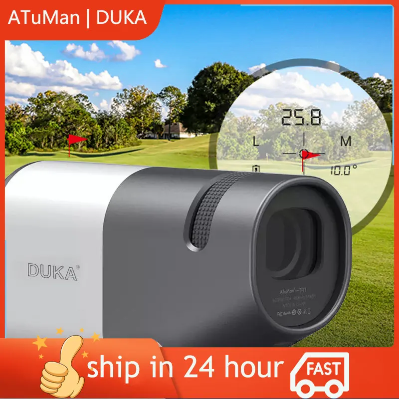 DUKA ATuMan TR1 Laser Rangefinder Telescope 6X Monocular 800~1200m Distance Meter Laser Measuring Tools for Golf Hunting Travel