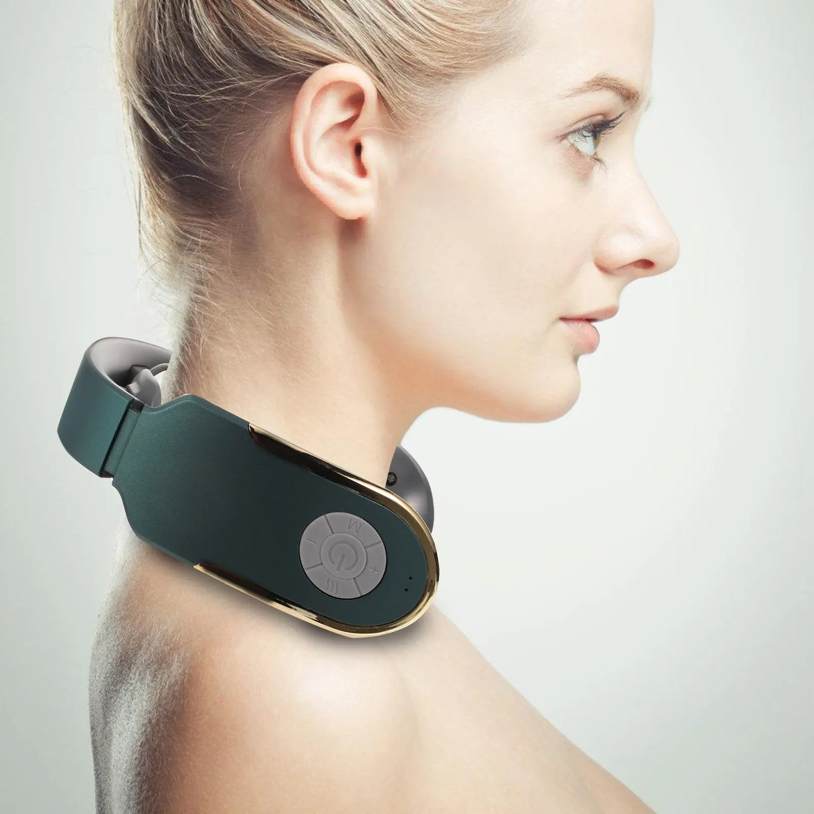 

Набор из 1 массажера для шеи с термостатом, легкий портативный электрический массажер для снятия боли в шее и плечах