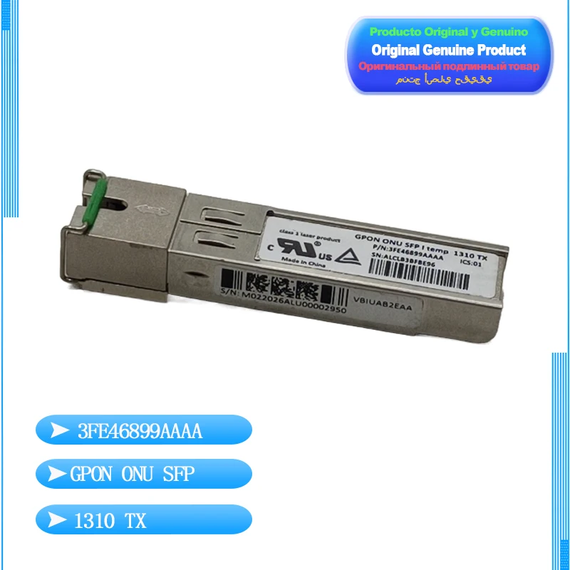 Imagem -05 - Módulo Transceptor Original Nokia 3fe46901ac Xgs-pon 1270 tx 3fe46899ab 3fe46899aaaa Gpon Onu 1310 tx Sfp 95 Novo