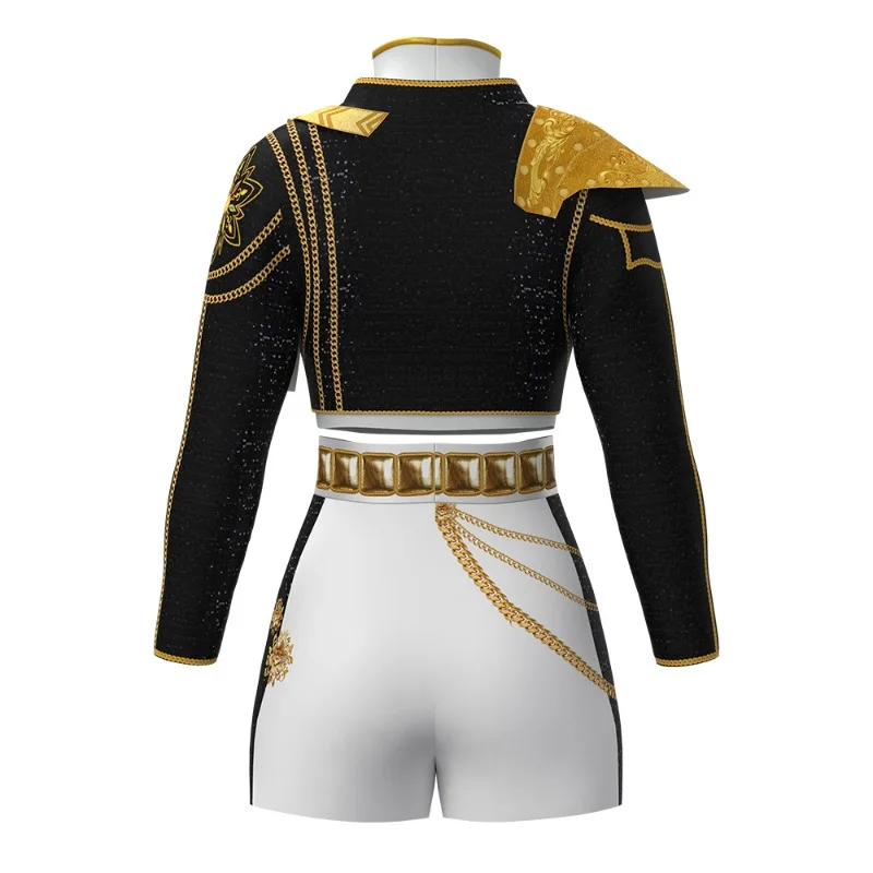 أزياء أنيمي شيطان هنتر التأثيرية مجموعة الفتيات زوي رومي ميرا أداء Kpop المغني كوس الزي للفتيات فستان العرض المسرحي