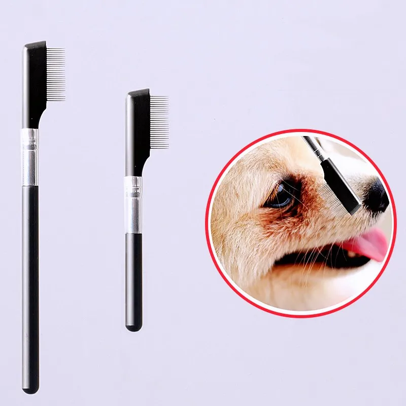 

Dog Comb Mini Face Brush for Puppy Comb Dogs Eye Brush Mouth Hair Brush for Cat Tears Cleaning Dog Grooming Pet Hair Remover