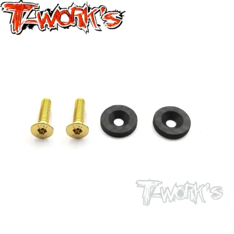 Original T works TO-208 Graphite Wing Washer ( For Kyosho MP9 TKI3/ TKI4 /MP9e EVO/MP10) 2pcs. Rc part