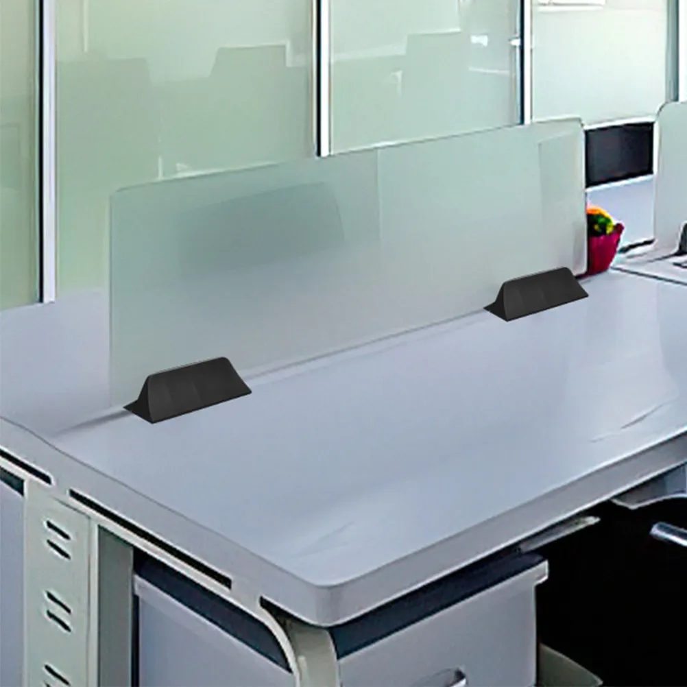 10Pcs Desk Partition Clip Adjustable Plastic Divider Clamp Office Screen Stand Desktop Privacy Panel Panel Clamps