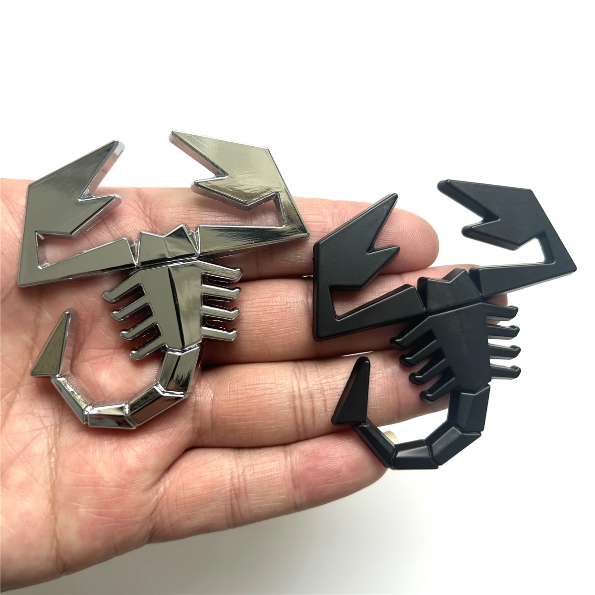 

Стайлинг автомобиля 3D Скорпион металл хром цинковый сплав клей эмблема наклейка наклейка для Fiat Abarth 500 600 124 125 595 Egea