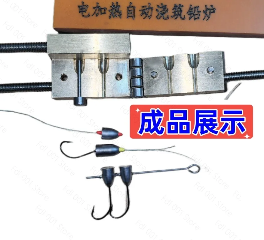 Pouring Lead Furnace Tin Furnace Electric Heating Table Pouring Furnace Luya Lead Pendant Mold Automatic Feeding Tin