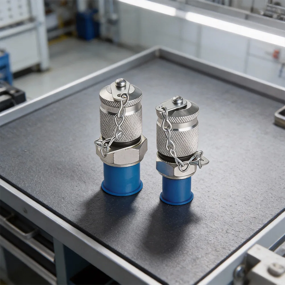 Hydraulic Test Adapter Set 2pcs For Venting Sampling And Pressure Monitoring Across Industrial Hydraulic Applications