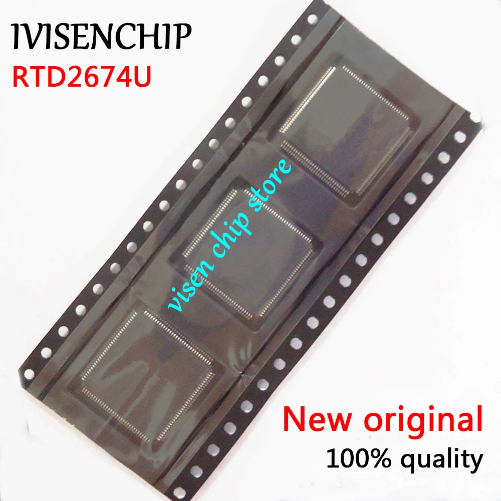 2pieces RTD2674U RTD2674U-GR QFP-216 chipset