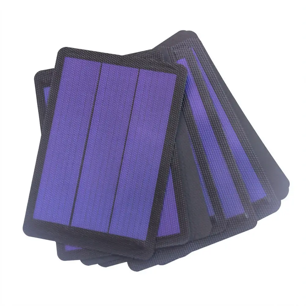 Thin Film Solar Panel 1.5W 6V Flexible Photovoltaic Cell Module For Off Grid Charging Small DIY Electronics Hobbyist Gear