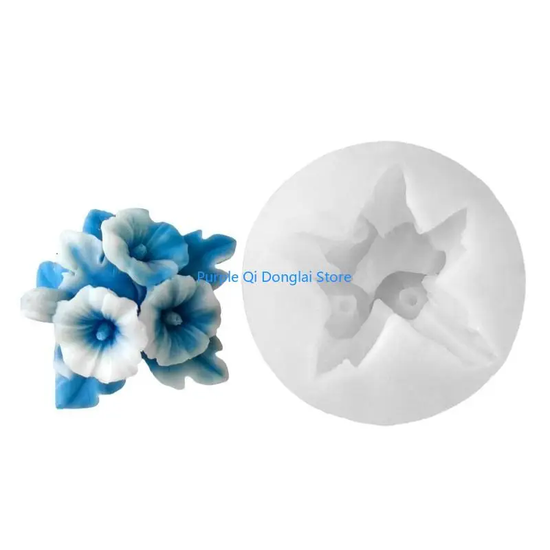 L21E Portable Silicone Mold For Crafting Realistic Flower Scented Decoration