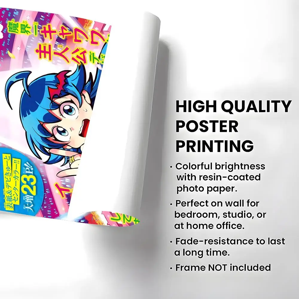 Anime Iruma Kun Poster High-definition  poster stickers, suitable for bedroom, living room, home decoration