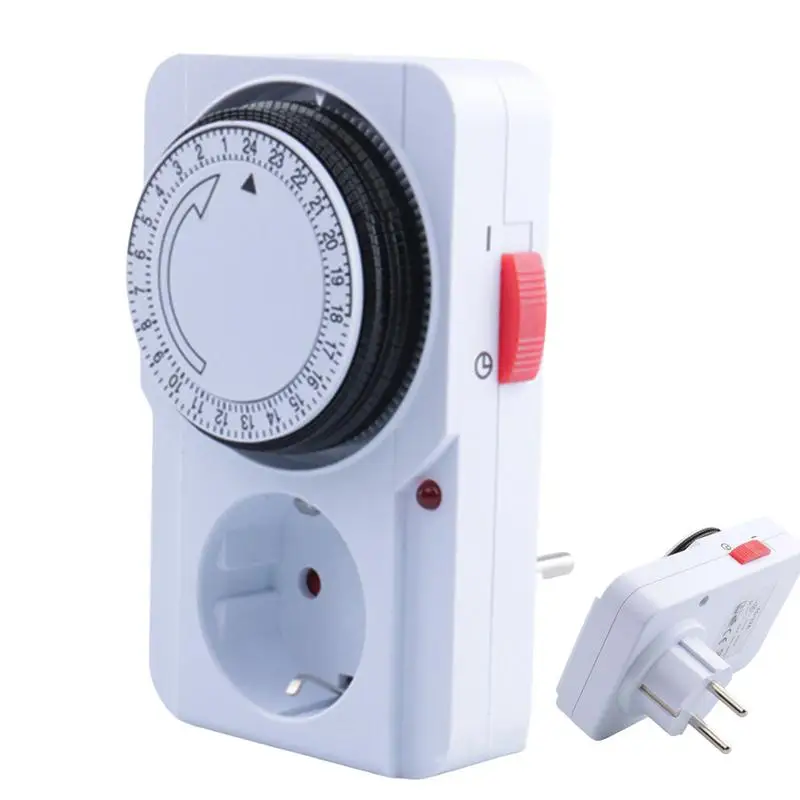 Outlet Timer Indoor Indoor Light Timer Energy-Saving Timer Plug Outlet Versatile Automatic Light Timer Indoor Timer Outlet For