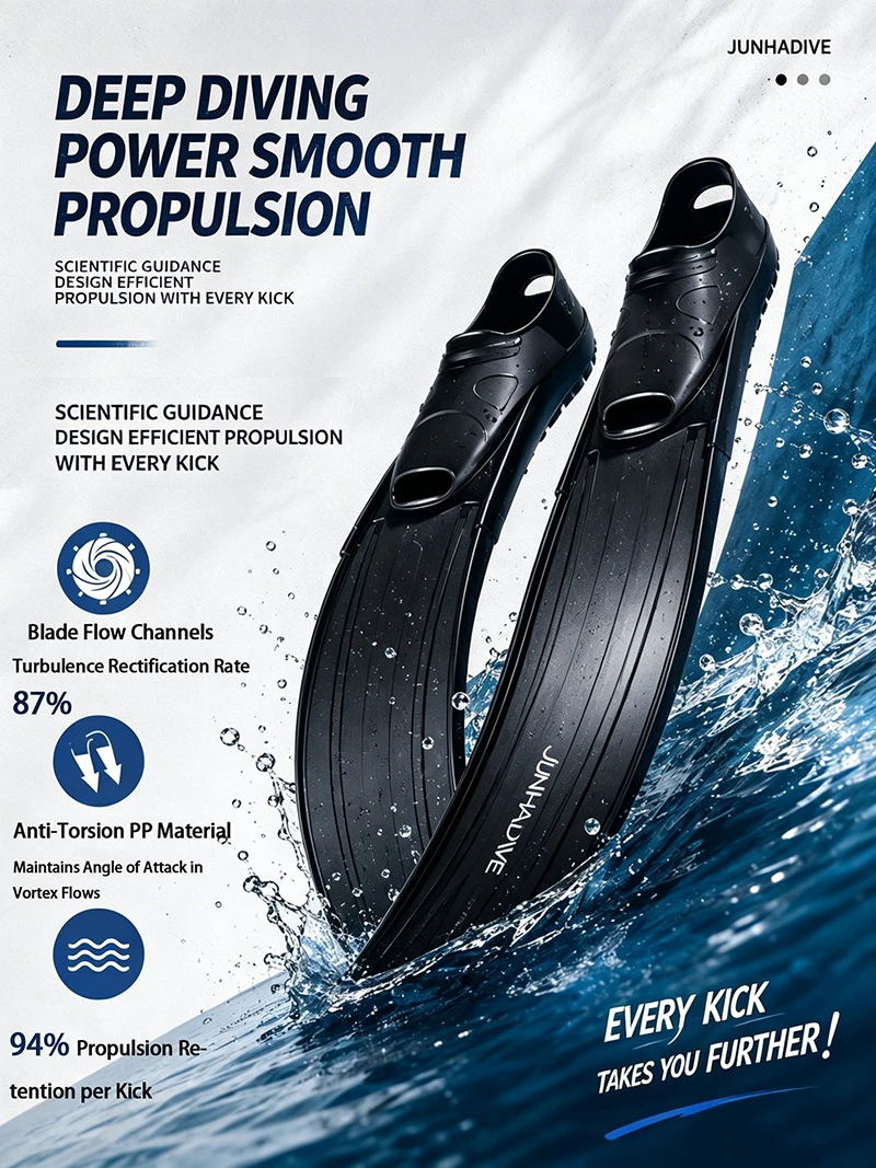 Professional Freediving Long F - огляд і ціна Flippers Swimming